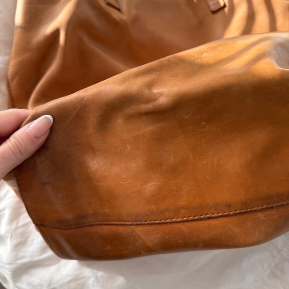 Able Mamuye Classic Leather Tote in Brown - Picture 4 of 12